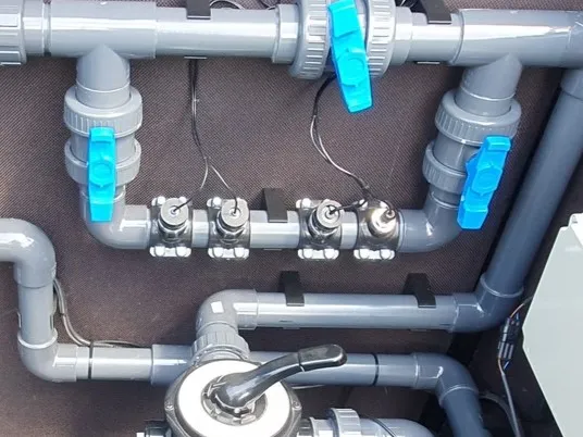 Pool probe holder for Ph, ORP & Salinity