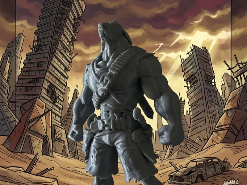 Oscar Martin Personaggio Dog Warrior