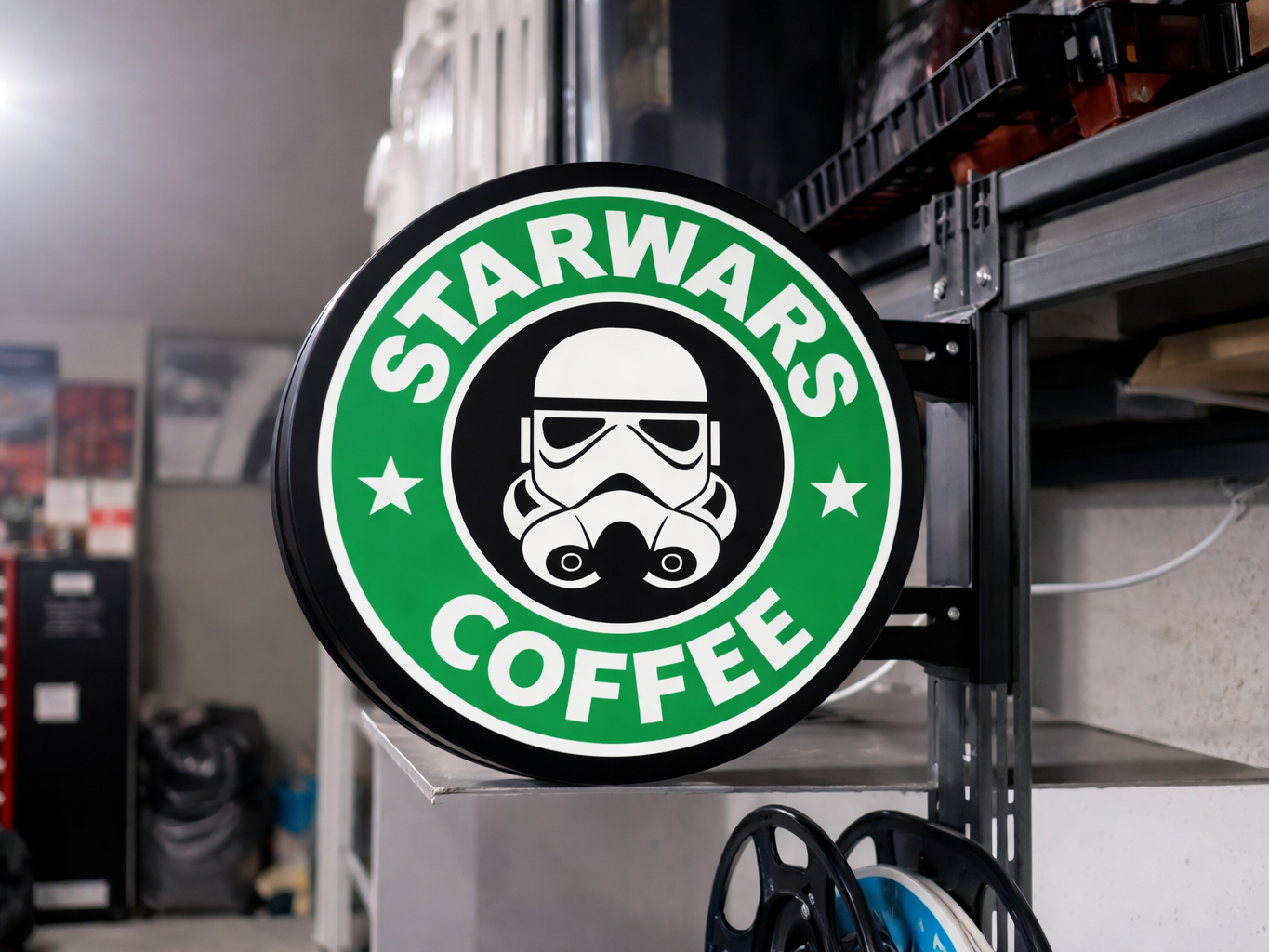 Star Wars x Coffee Pub Sign – 2-Sided