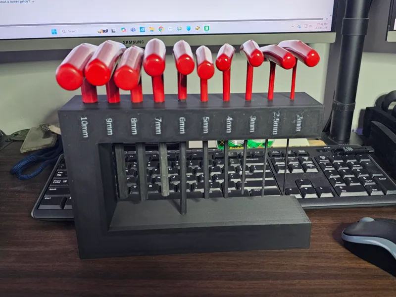 T-Handle Allen Key Holder