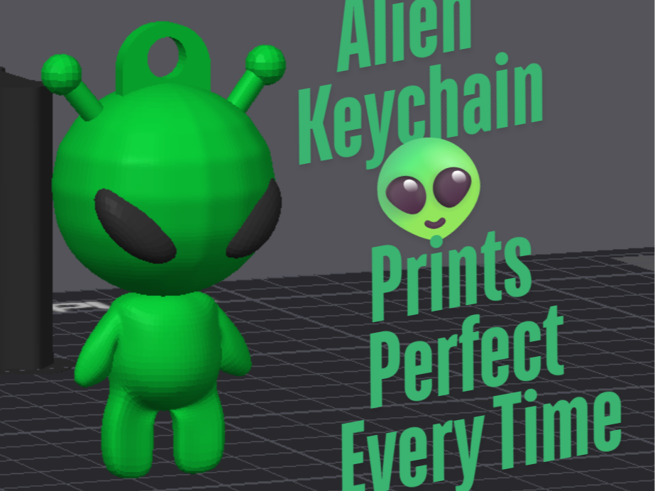 Cute Mini Alien Keychain | Beginner Friendly