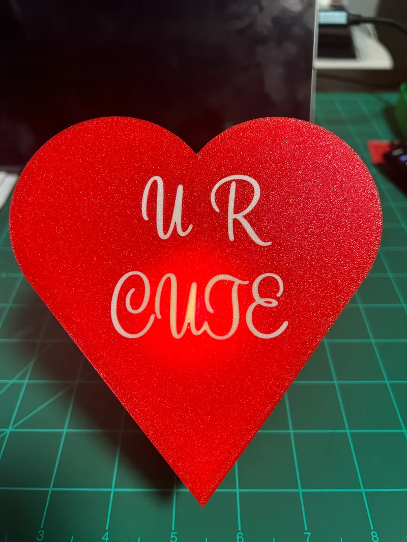 U R CUTE Sweetheart Mini Light Box