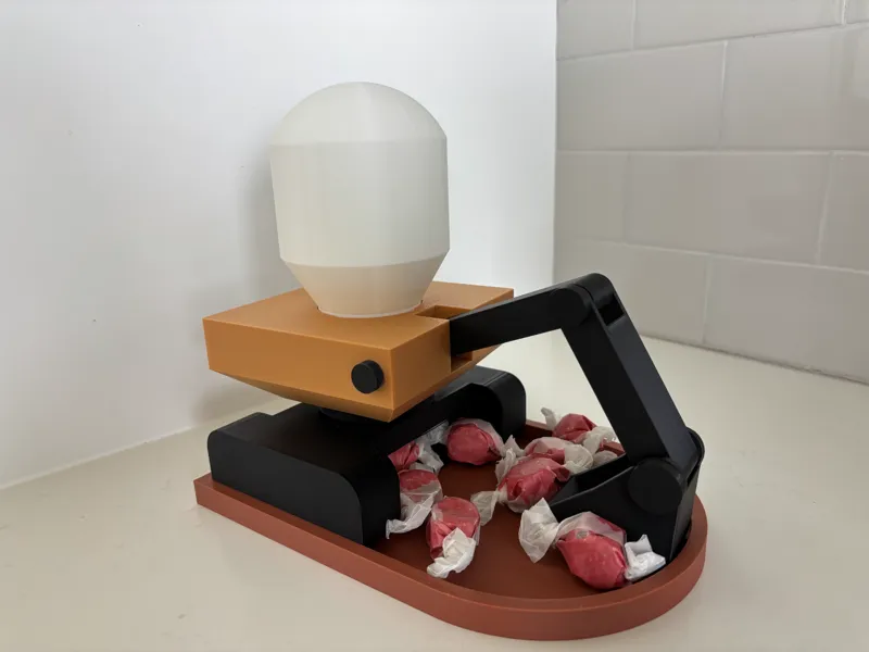 Excavator Candy Dispenser