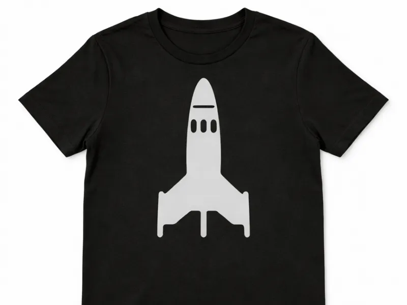 T-shirt print- Rocket