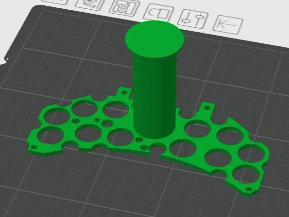 Cheese-Type Filament holder