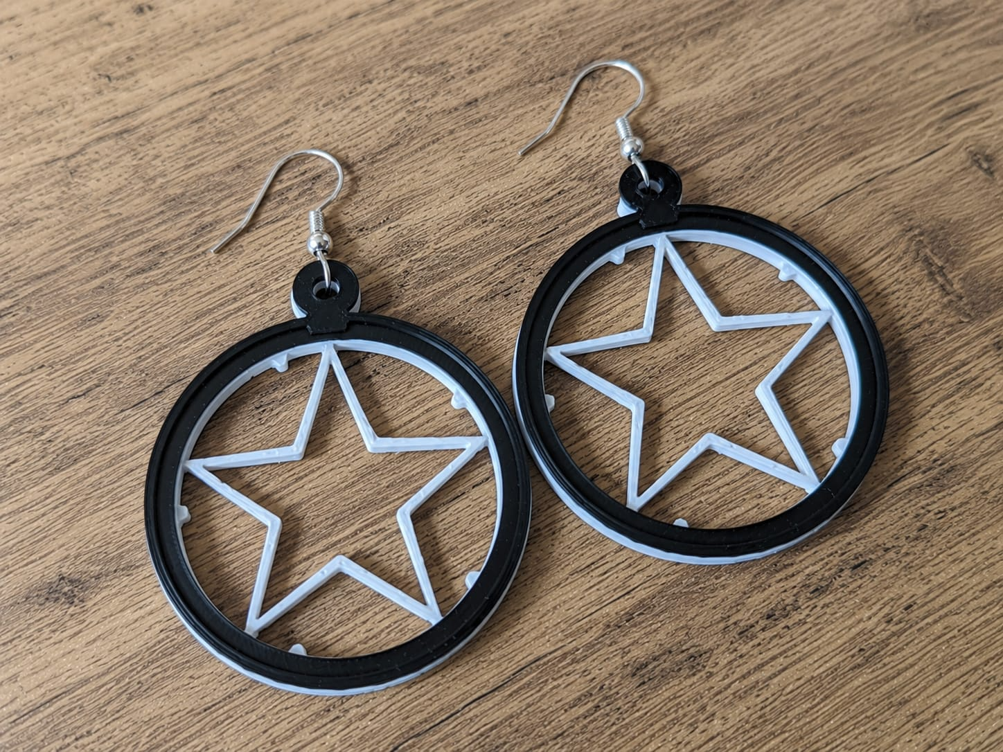 Star Hoop Earrings | Lightweight, No Supports