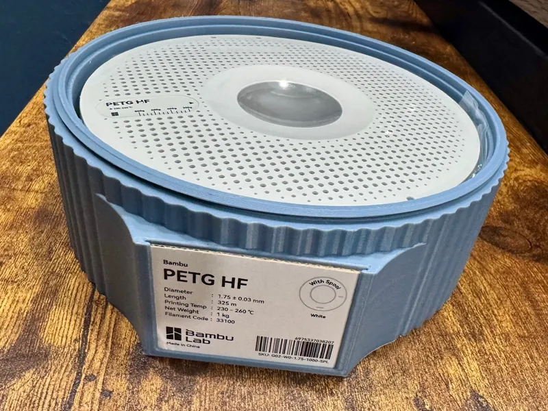 Knurled Dry-ish Box with Label Slot