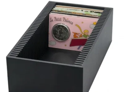 Coin Card Box Archive Box for 2€ Euro Coin Cards