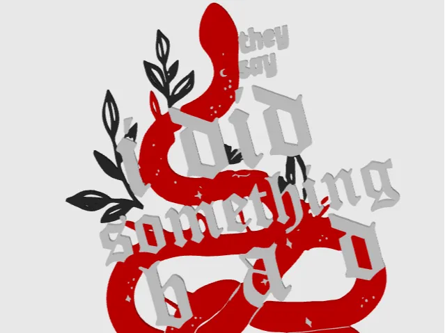 Taylor Swift- I Did something bad sign