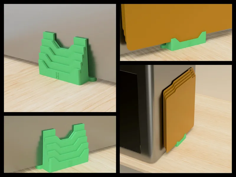 Plate Holder for Bambu P1P P1S X1 X1C X1E