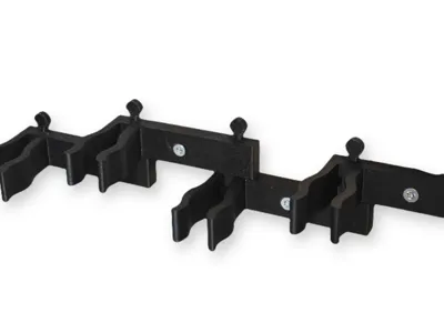 Ski Pole Clip for multiple Poles