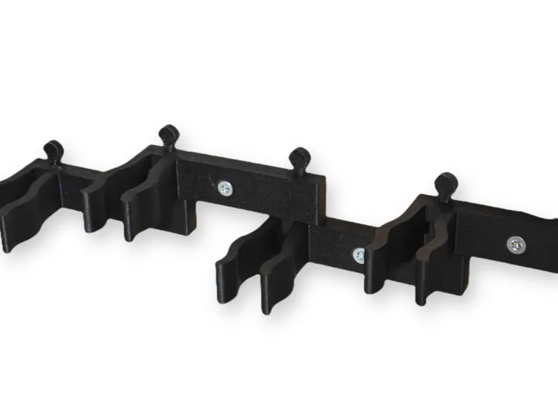 Ski Pole Clip for multiple Poles