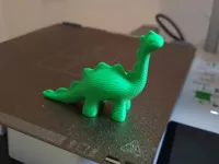 Dinosaure tricoté mignon, en 3 tailles — photo 2
