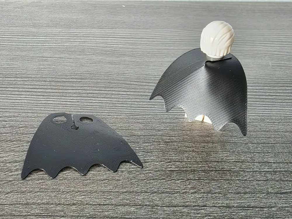 Minifigure Cape - Batman * 3D Printed - Free 3D Print Model - MakerWorld