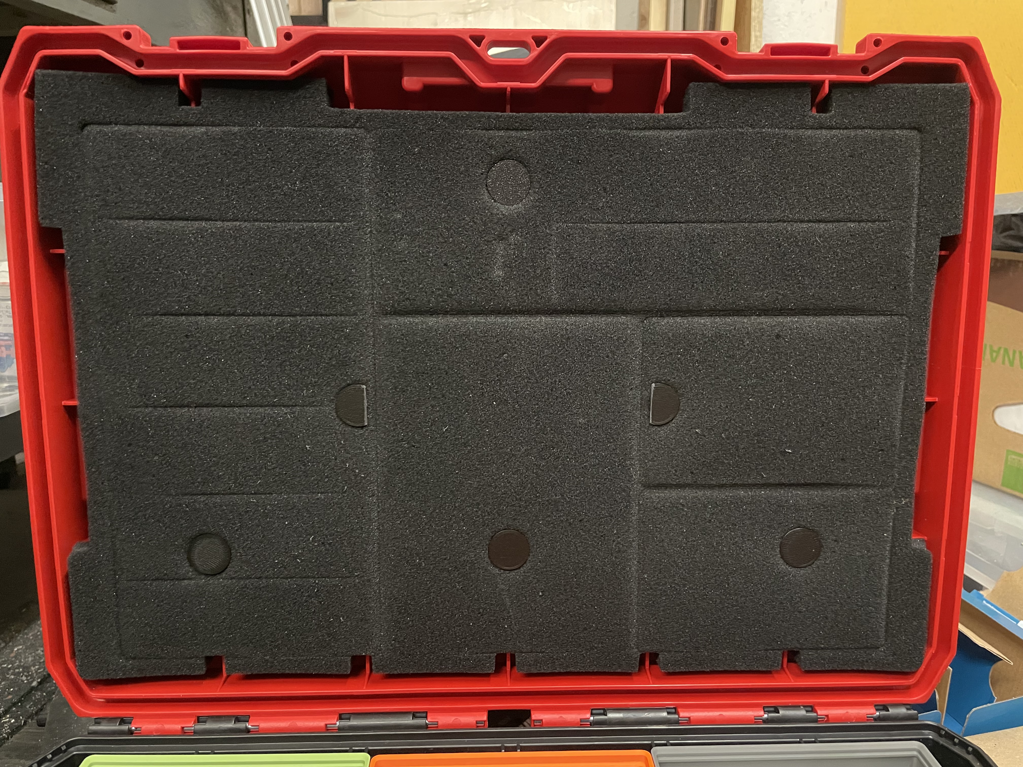 Miniatura 2 do modelo 3D Gridfinity baseplate for Einhell E-Case System