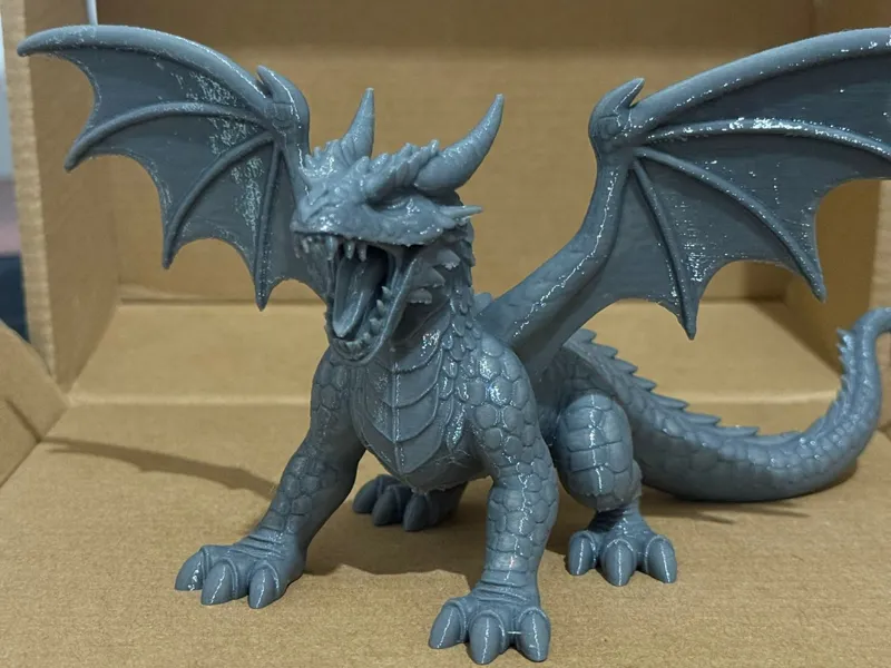 Dragon Guardian – Roaring Rune-Winged Creature