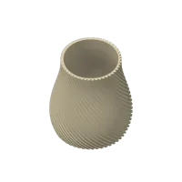 Vase torsadé décoratif — photo 3