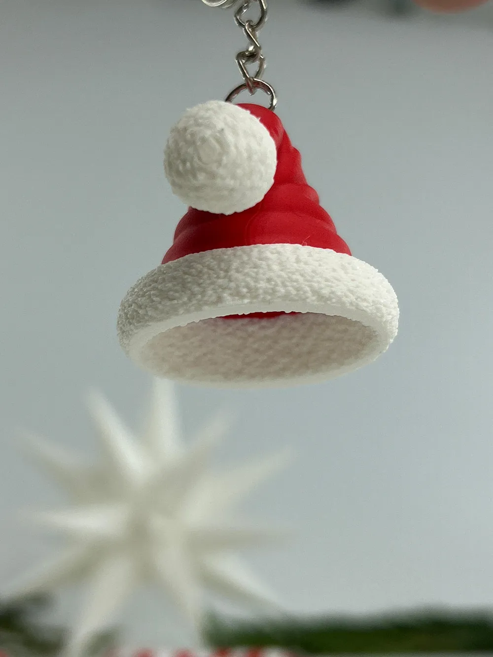 Festive Mini Christmas Santa Hat Keychain Decor - Free 3D Print Model ...
