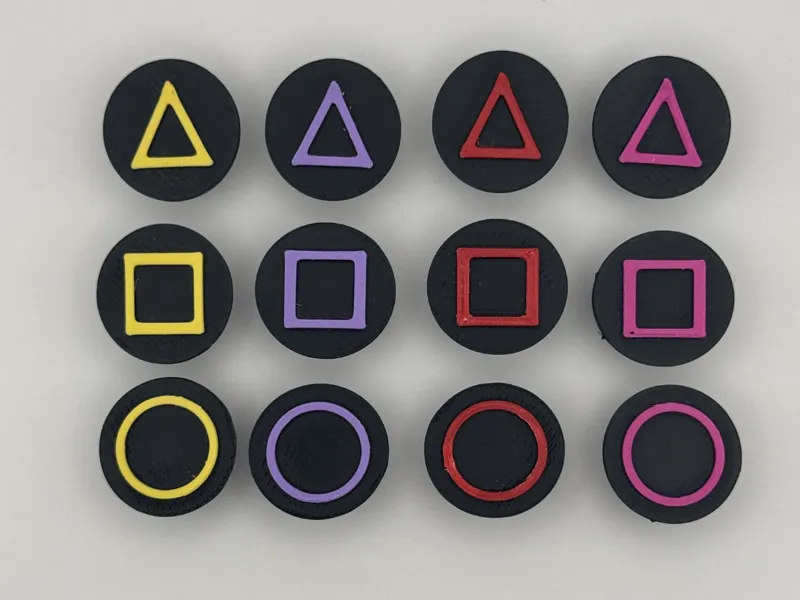 Squid Games inspired Bog Bag Buttons