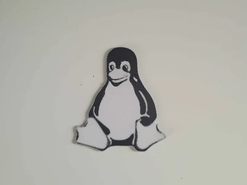 Linux Tux Badge