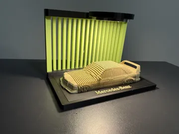 Accesorio de iluminación decorativa: Mercedes Benz 190e Layered Car model Display! — vista de referencia 3