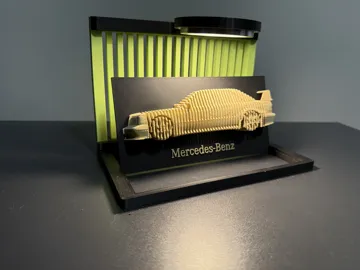 Accesorio de iluminación decorativa: Mercedes Benz 190e Layered Car model Display! — vista de referencia 5