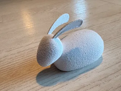 Minimalist Easter Bunny