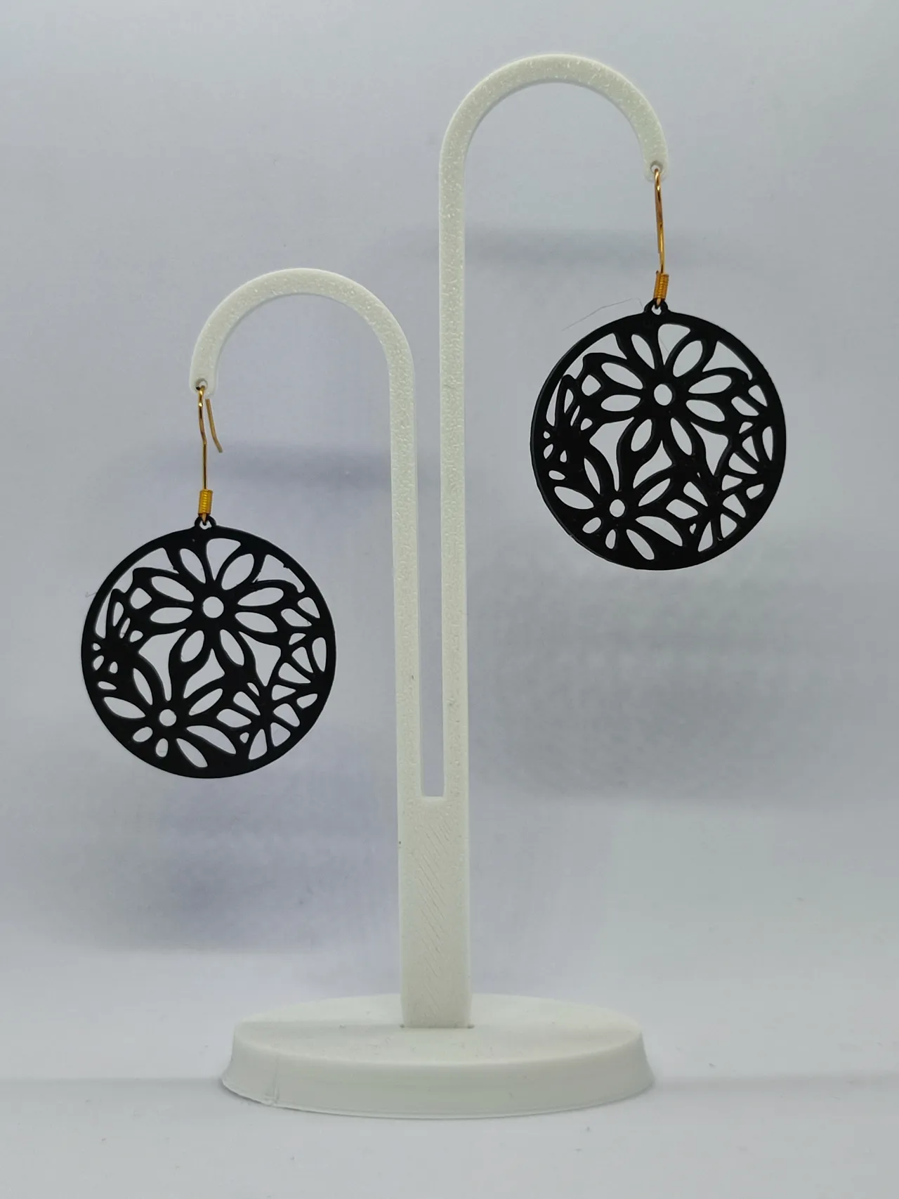 Pendientes Luna Floral view 3