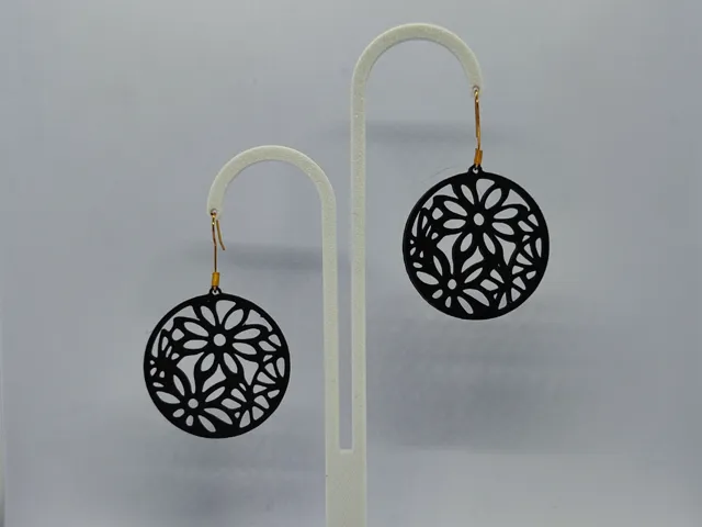 Pendientes Luna Floral
