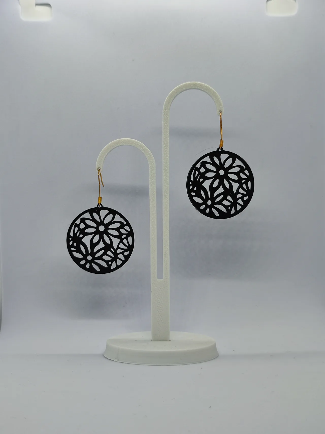 Pendientes Luna Floral view 2