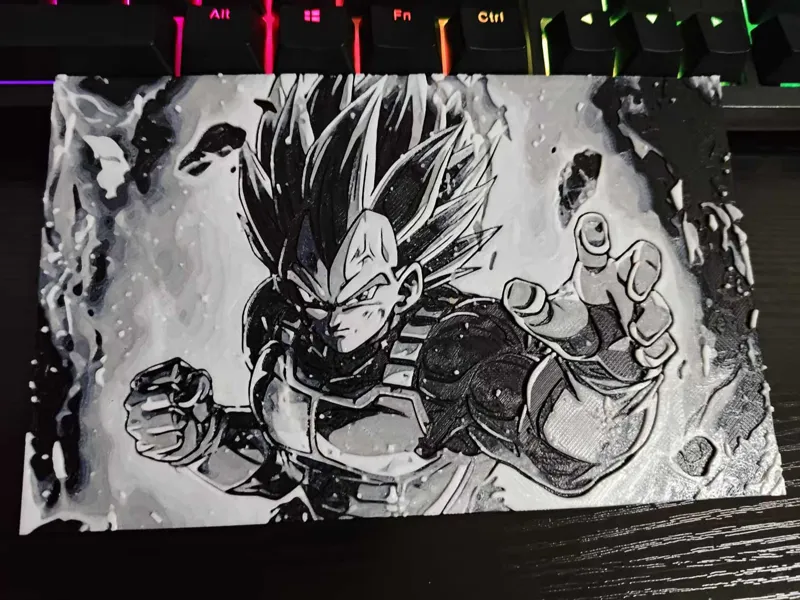 龙珠 DRAGON BALL Vegeta 贝吉塔 ベジータ HueForge 