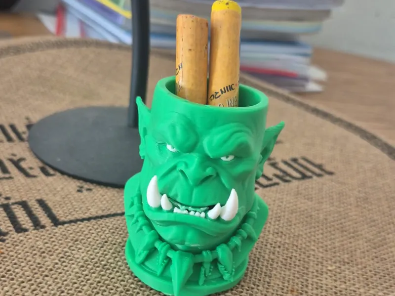 Orc Pen Holder