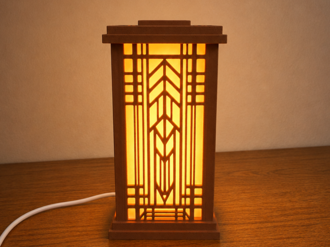 Frank Lloyd Wright Inspired Lantern