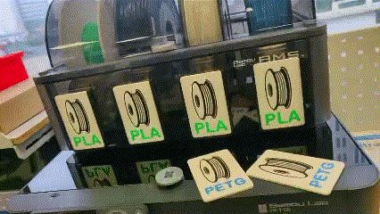 PLA & PETG Sign to put on AMS 