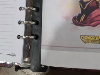 A5 6-Ring-Binder Booklet & Folded Letter Holder