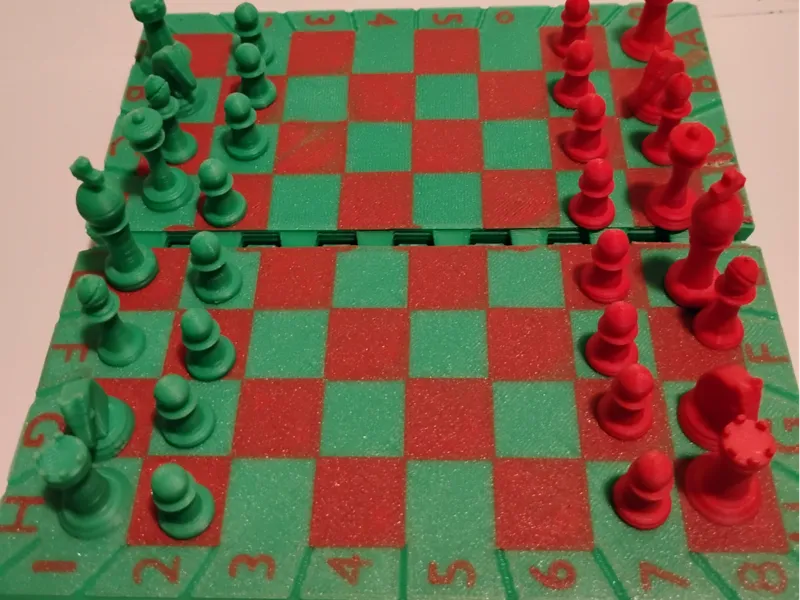 Travel Hinged Pocket Chess Set| No AMS!