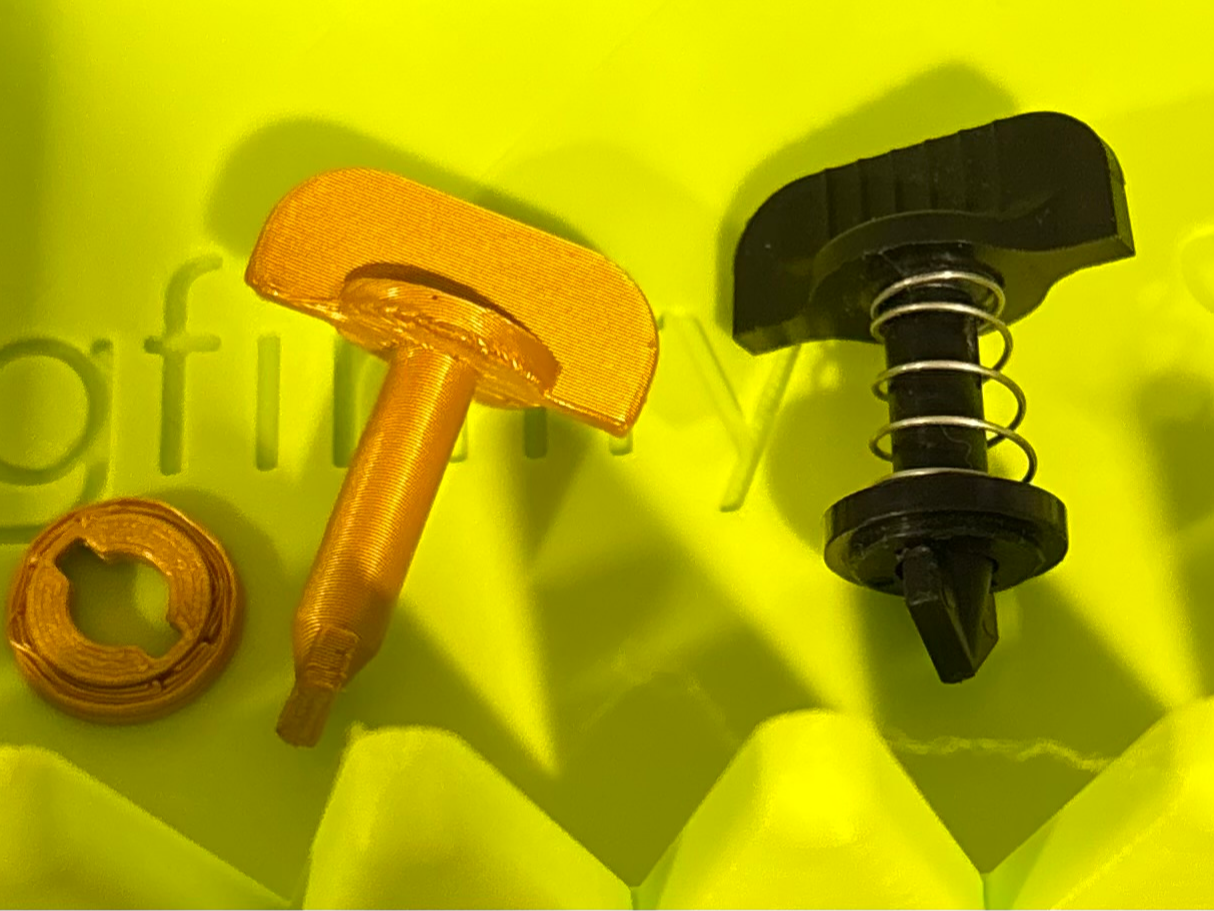 Quick release Windshield stud/fastener