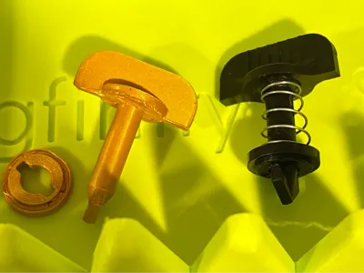 Quick release Windshield stud/fastener