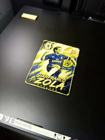 Modelo para impresión 3D: Gianfranco ZOLA Legend Card — vista de referencia 5