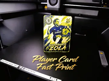 Modelo para impresión 3D: Gianfranco ZOLA Legend Card — vista de referencia 3