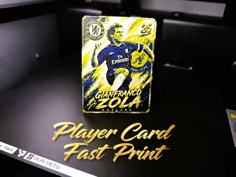 Modelo para impresión 3D: Gianfranco ZOLA Legend Card — referencia de MakerWorld