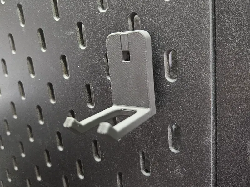 Ikea SKADIS Modular Hook System - 15 mm Fork Hook