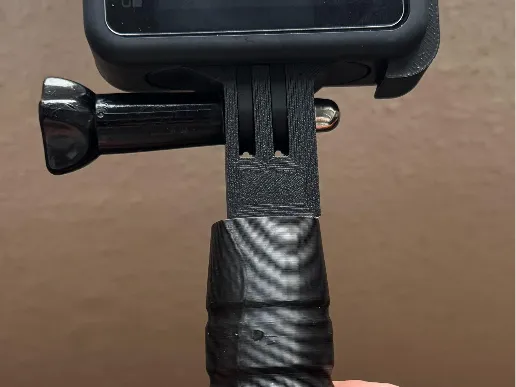 GoPro Aufnahme/Griff mit Einschmelzmutter M4x6x6