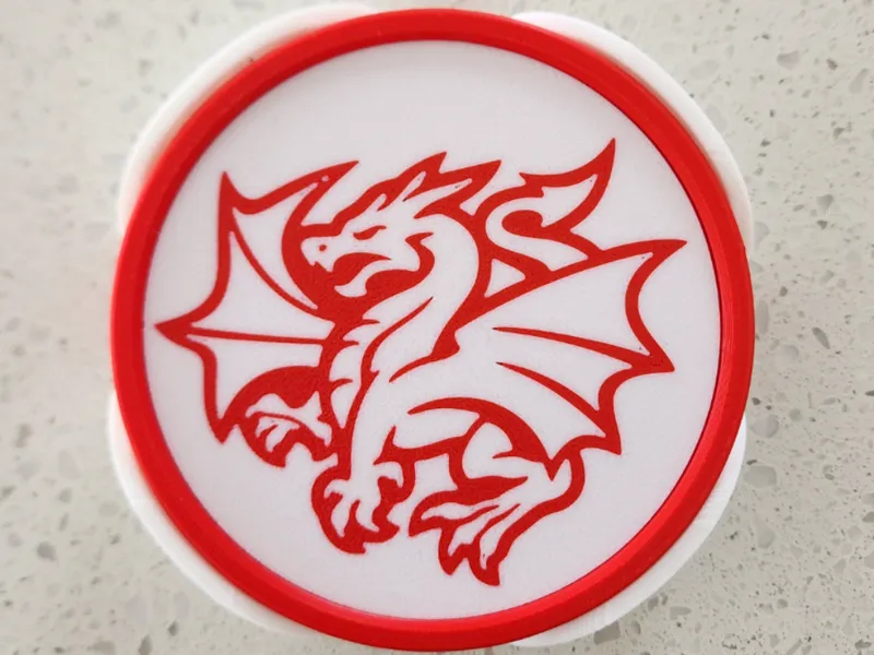 NRL Dragons Coasters (Fits Footy Field Tray)
