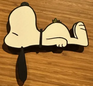 Snoopy Door TV Corner Hanger