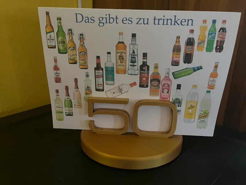 Getränkekarte-Ständer