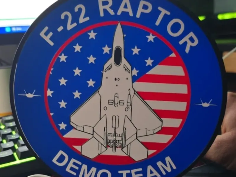 Light box F22 Raptor
