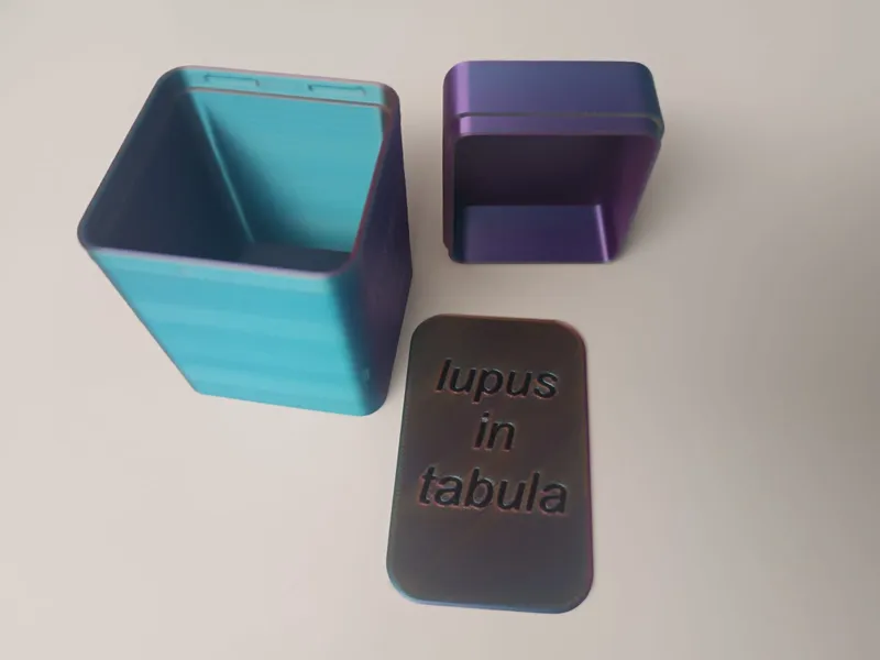 scatola a incastro per carte lupus in tabula