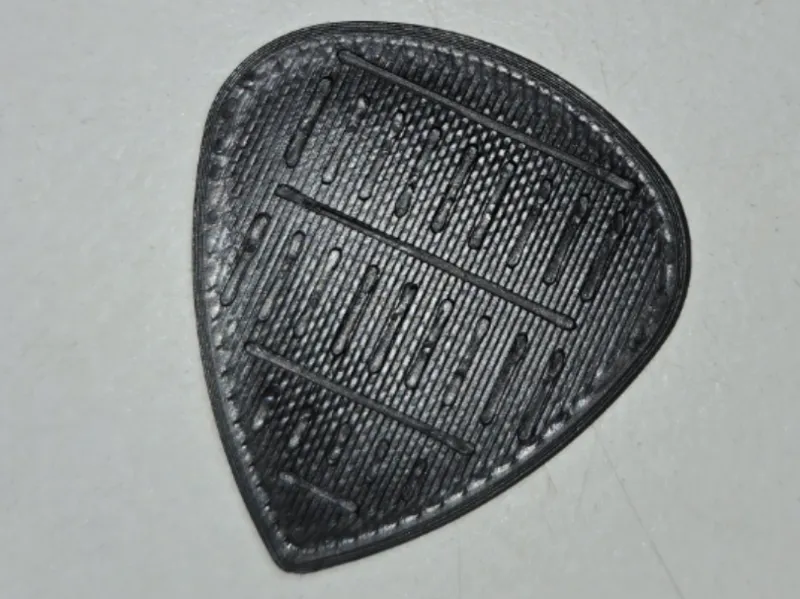 Guitar Pick with One-sided Grip