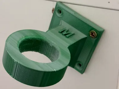 Microphone Holder for gluing or screwing